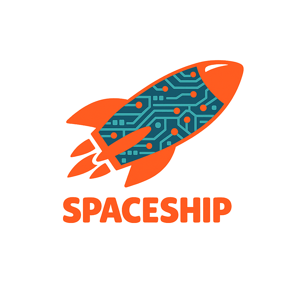 spaceship logo